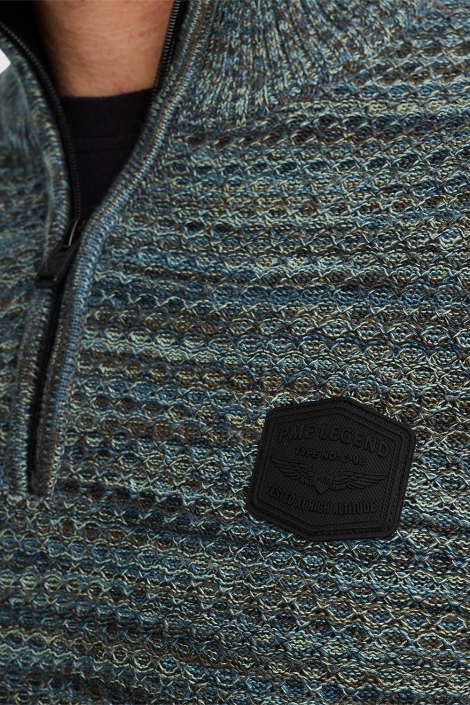 PME legend half zip collar colormix